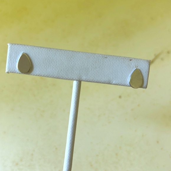 Sterling Silver Mini Teardrop Studs - Picture 3 of 3